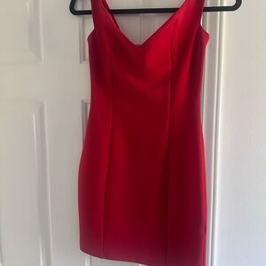 Tobi Vibrant Red Mini Dress